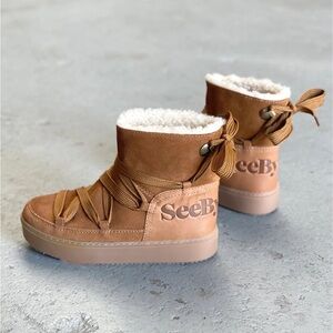 See By Chloe Tan Ankle Boots